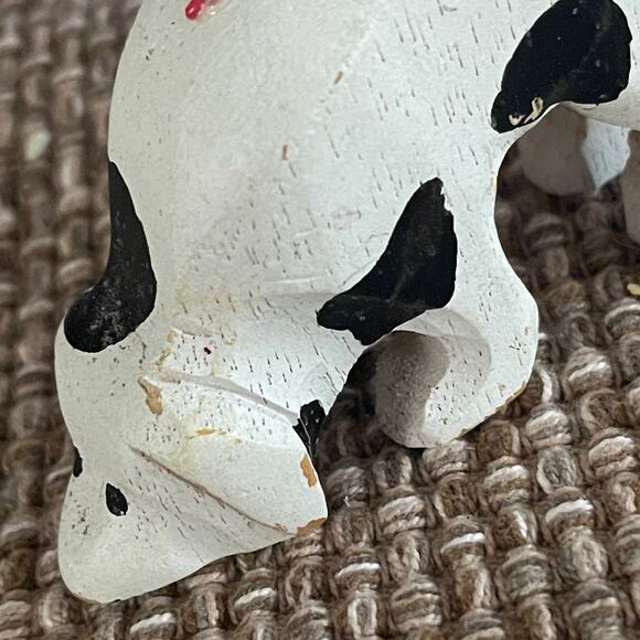 Vintage wood dog Christmas ornament artist collection - Picture 4 of 12